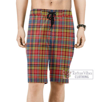 Drummond of Strathallan Modern Tartan Men's Board Shorts