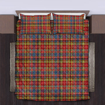 Drummond of Strathallan Modern Tartan Quilt Bed Set