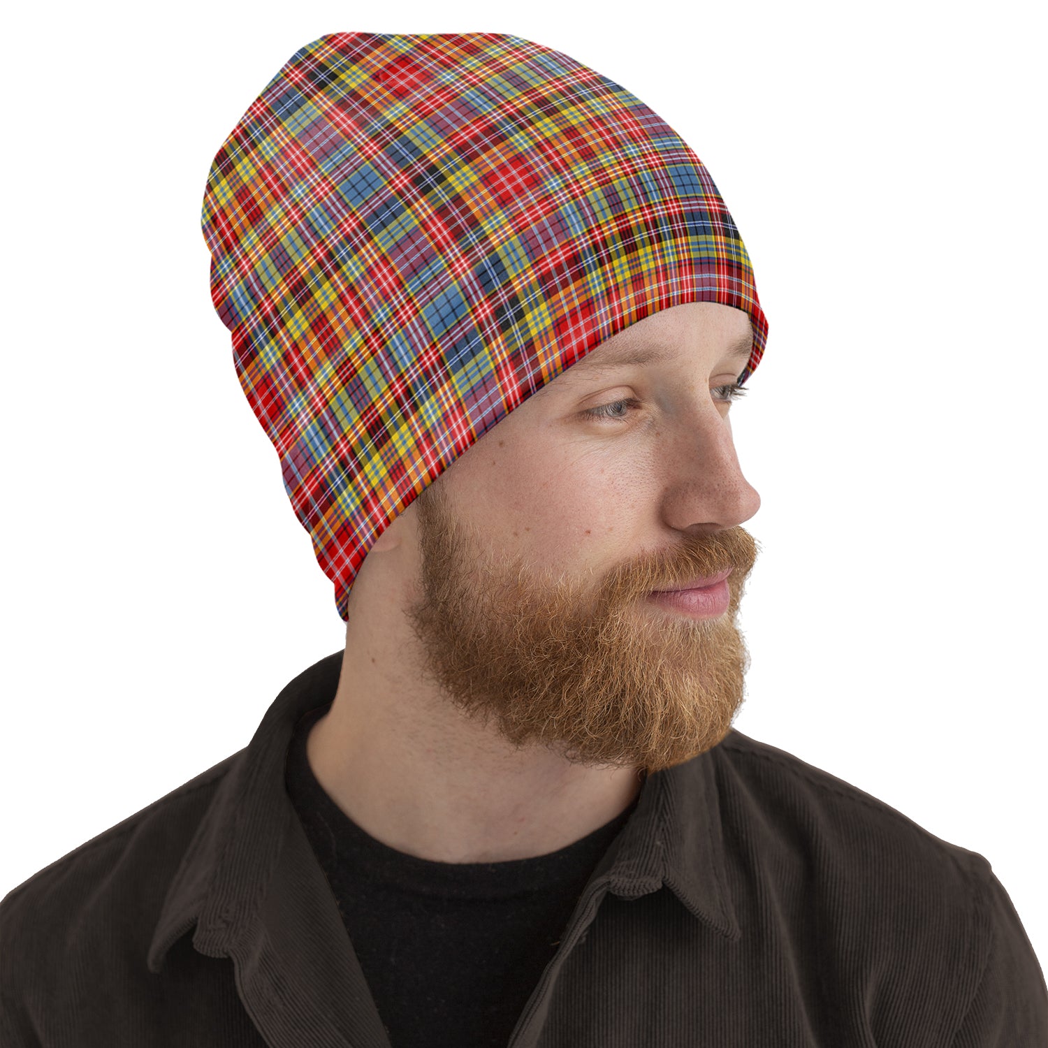 Drummond of Strathallan Modern Tartan Beanies Hat - Tartan Vibes Clothing