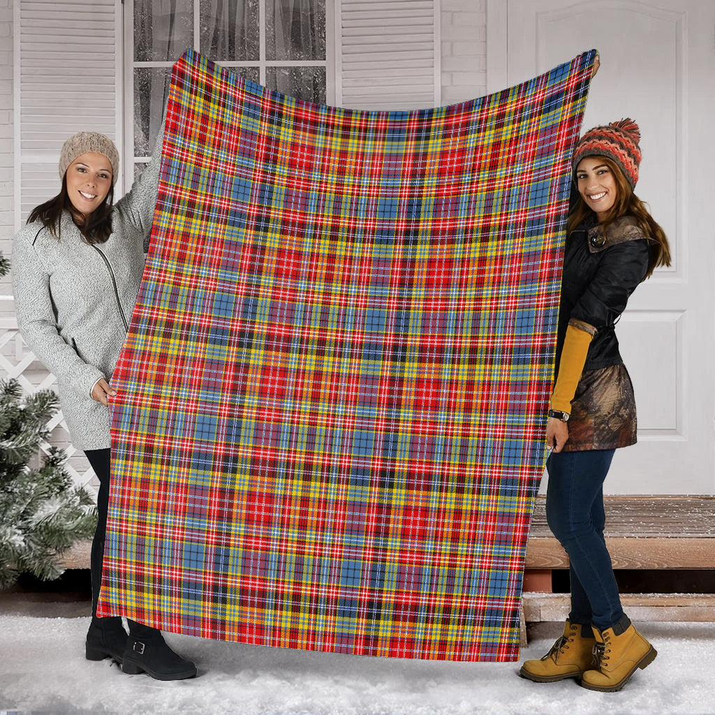 Drummond of Strathallan Modern Tartan Blanket - Tartan Vibes Clothing