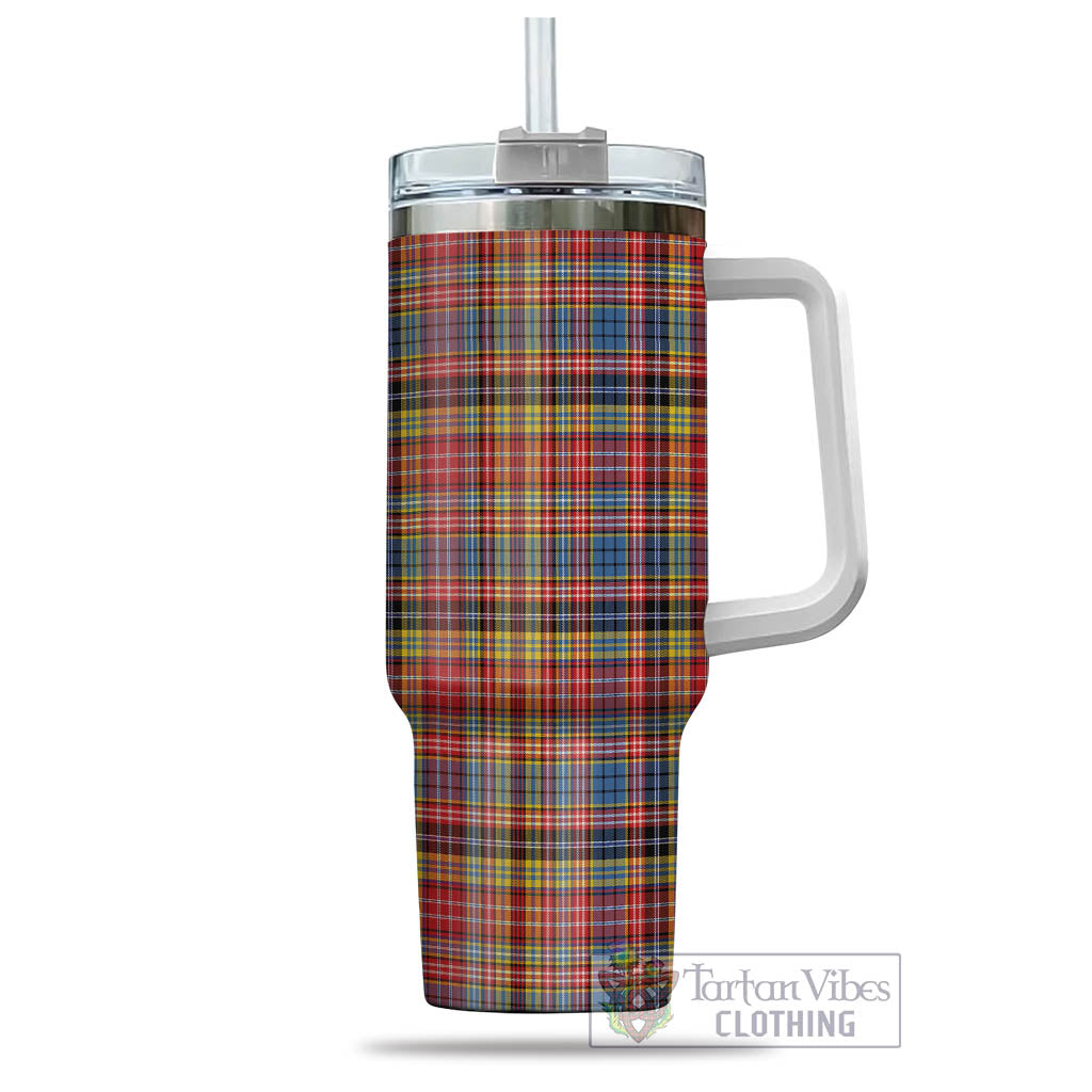 Tartan Vibes Clothing Drummond of Strathallan Modern Tartan Tumbler with Handle