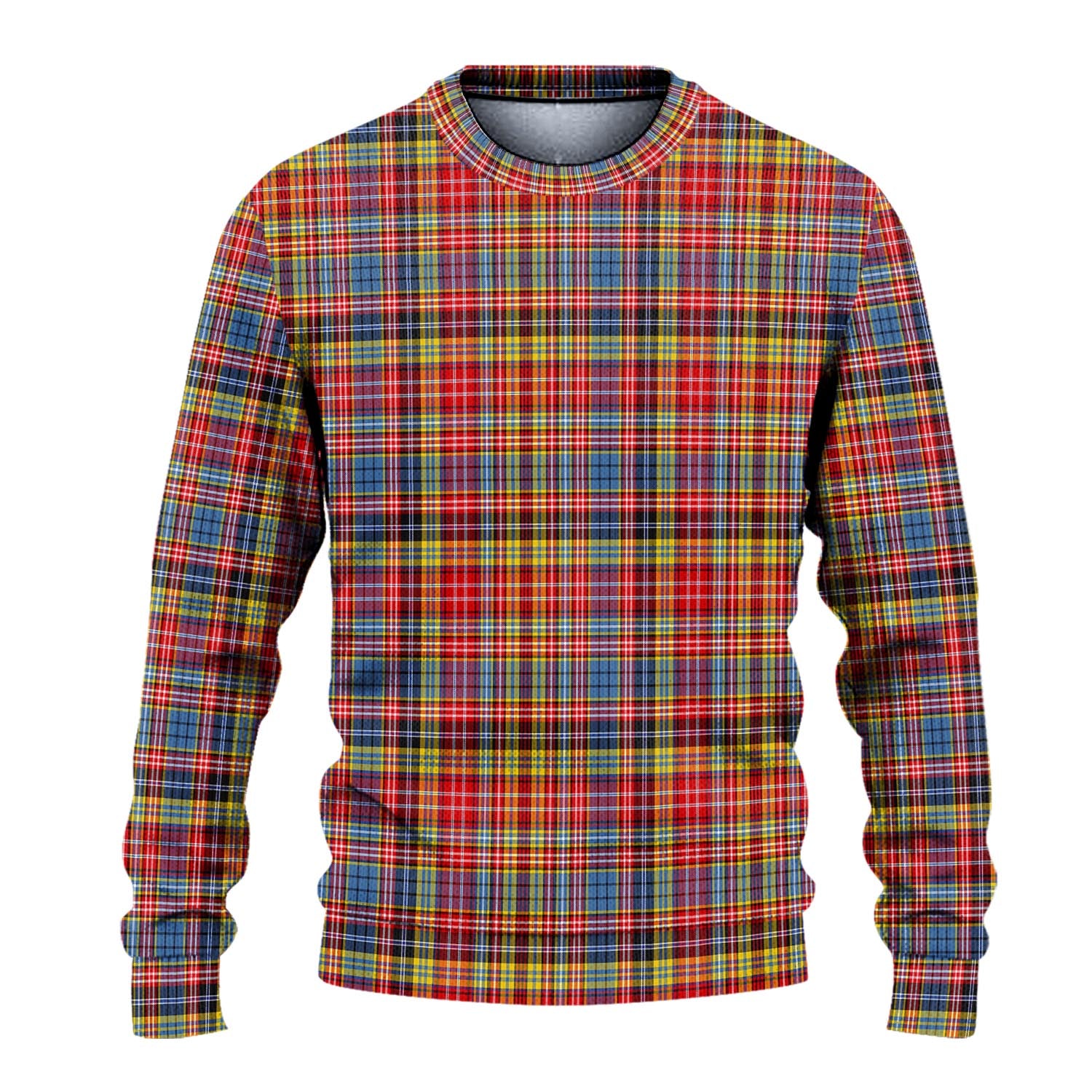 Drummond of Strathallan Modern Tartan Knitted Sweater - Tartanvibesclothing