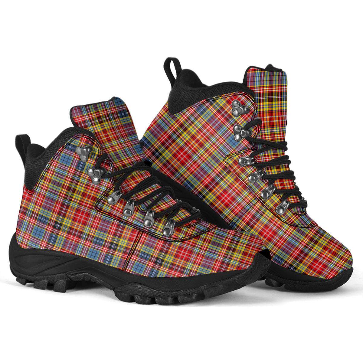 Drummond of Strathallan Modern Tartan Alpine Boots - Tartanvibesclothing