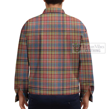 Drummond of Strathallan Modern Tartan Unisex Lapel Cotton Jacket