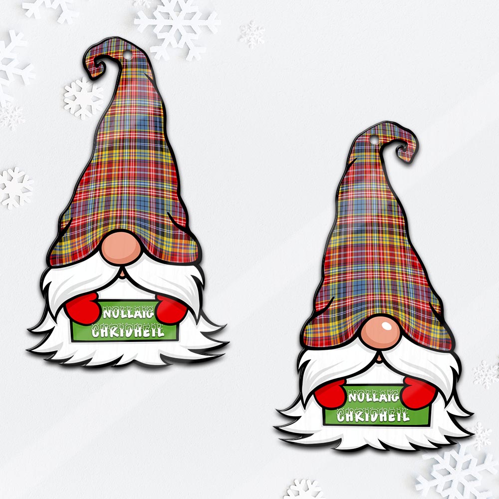 Drummond of Strathallan Modern Gnome Christmas Ornament with His Tartan Christmas Hat - Tartan Vibes Clothing