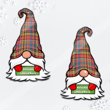 Drummond of Strathallan Modern Gnome Christmas Ornament with His Tartan Christmas Hat