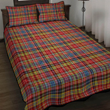 Drummond of Strathallan Modern Tartan Quilt Bed Set