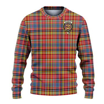 Drummond of Strathallan Modern Tartan Ugly Sweater with Family Crest