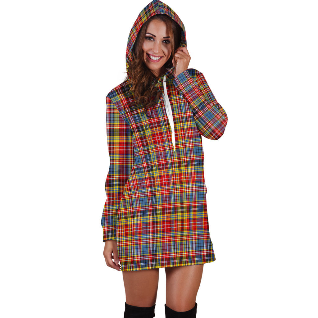 Drummond of Strathallan Modern Tartan Hoodie Dress - Tartan Vibes Clothing