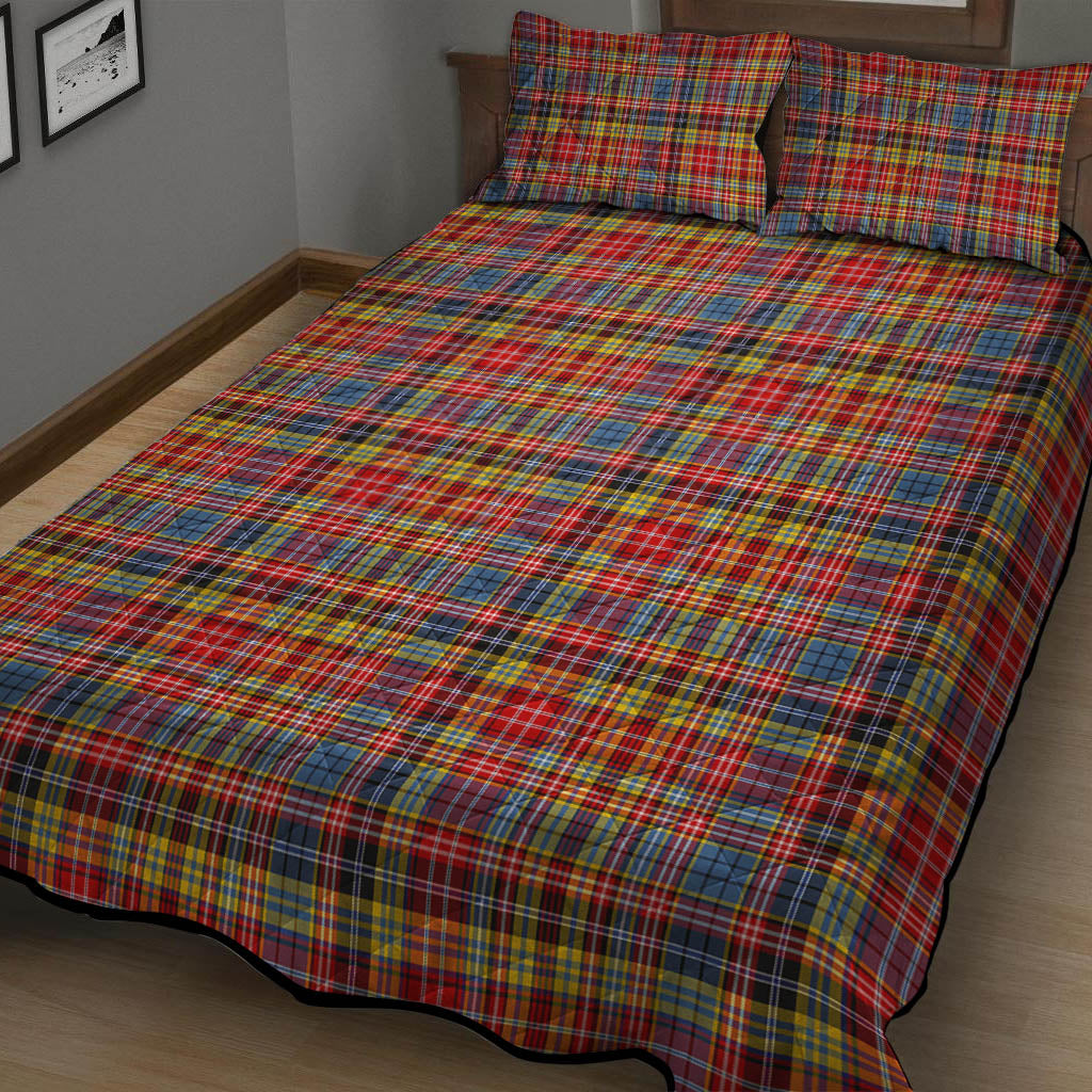 Drummond of Strathallan Modern Tartan Quilt Bed Set - Tartan Vibes Clothing