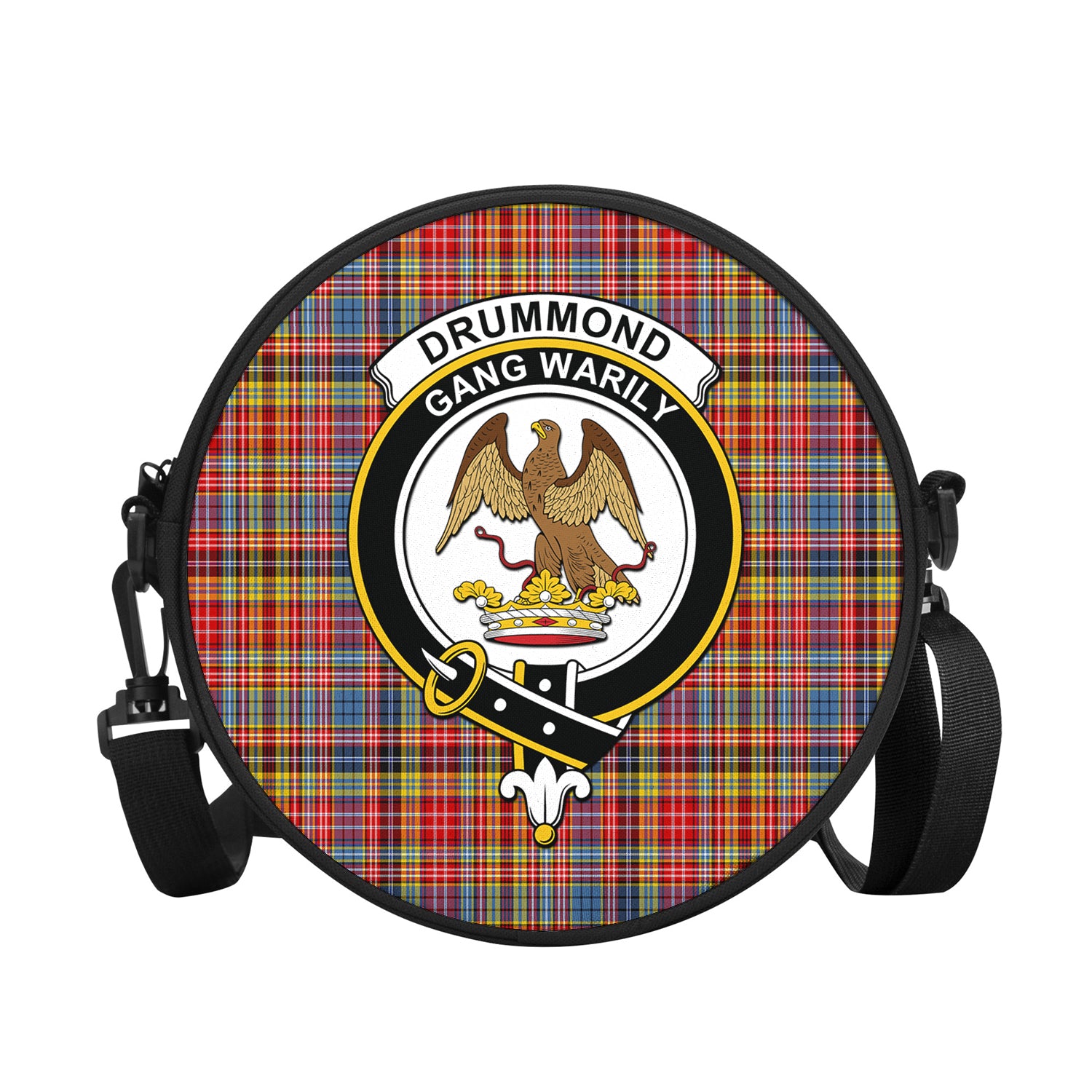 drummond-of-strathallan-modern-tartan-round-satchel-bags-with-family-crest