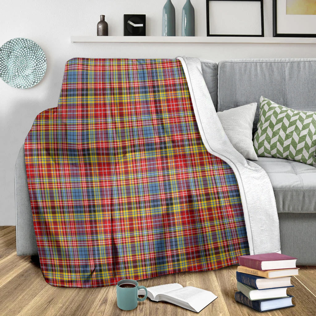 Drummond of Strathallan Modern Tartan Blanket - Tartan Vibes Clothing