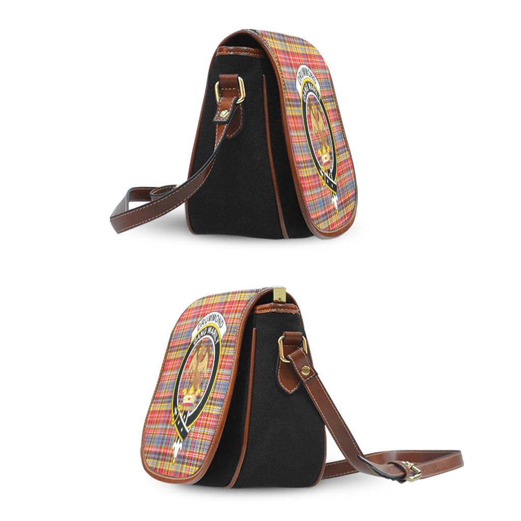 drummond-of-strathallan-modern-tartan-saddle-bag-with-family-crest