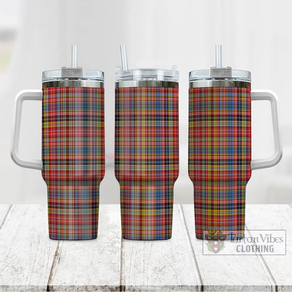 Tartan Vibes Clothing Drummond of Strathallan Modern Tartan Tumbler with Handle