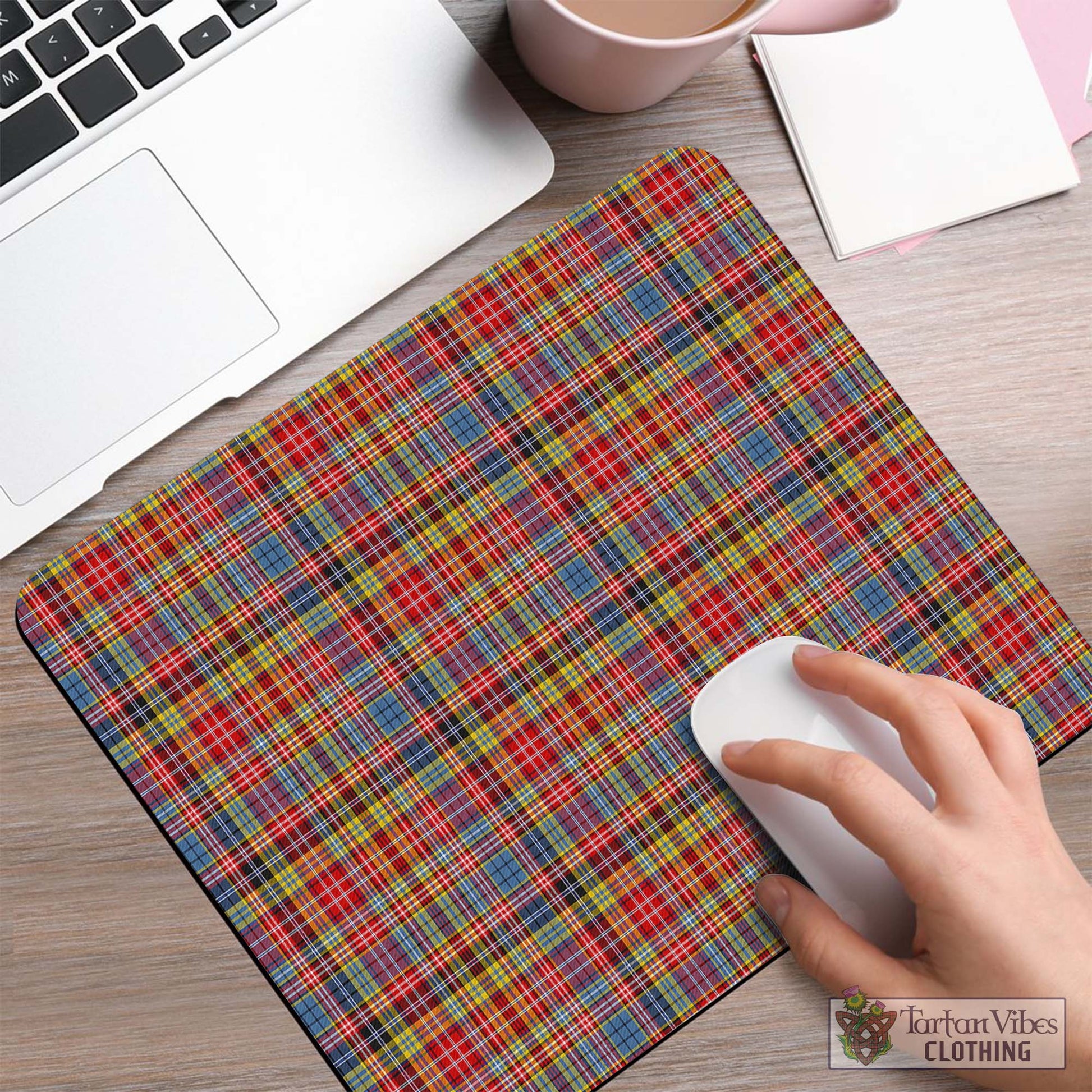 Tartan Vibes Clothing Drummond of Strathallan Modern Tartan Mouse Pad