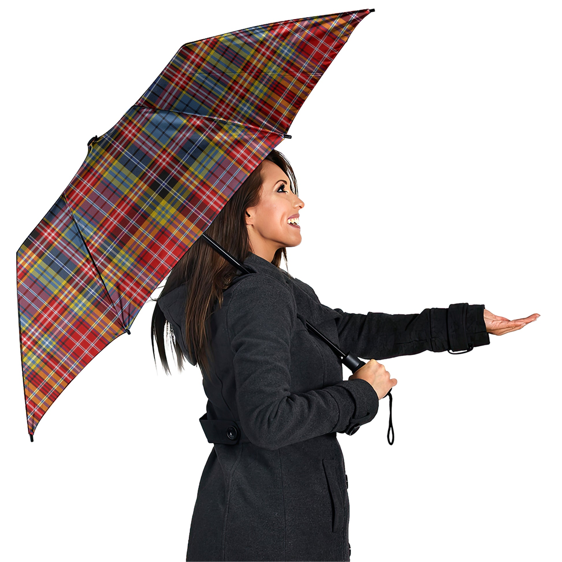 Drummond of Strathallan Modern Tartan Umbrella - Tartanvibesclothing