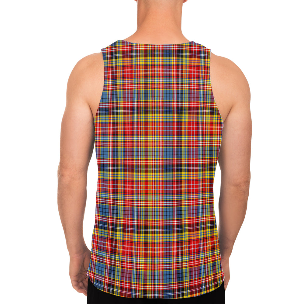 drummond-of-strathallan-modern-tartan-mens-tank-top-with-family-crest