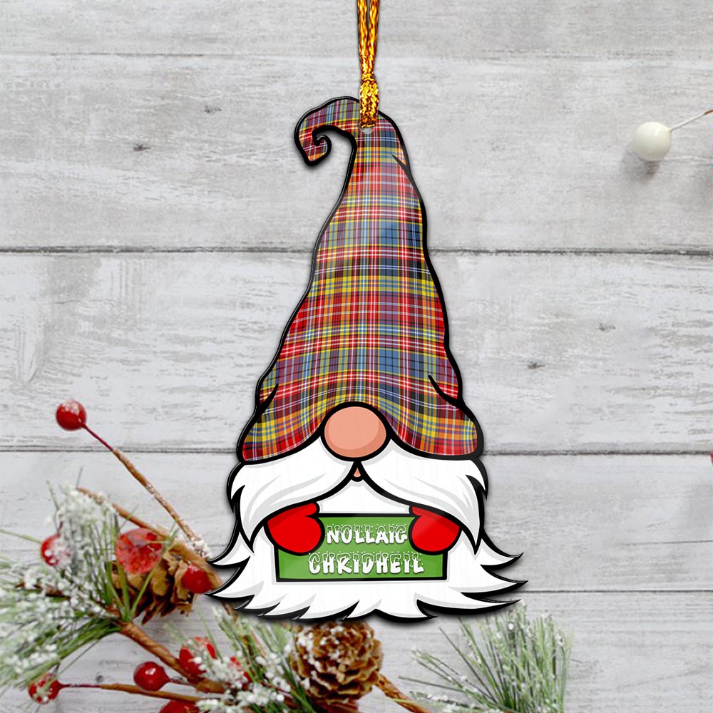 Drummond of Strathallan Modern Gnome Christmas Ornament with His Tartan Christmas Hat - Tartan Vibes Clothing