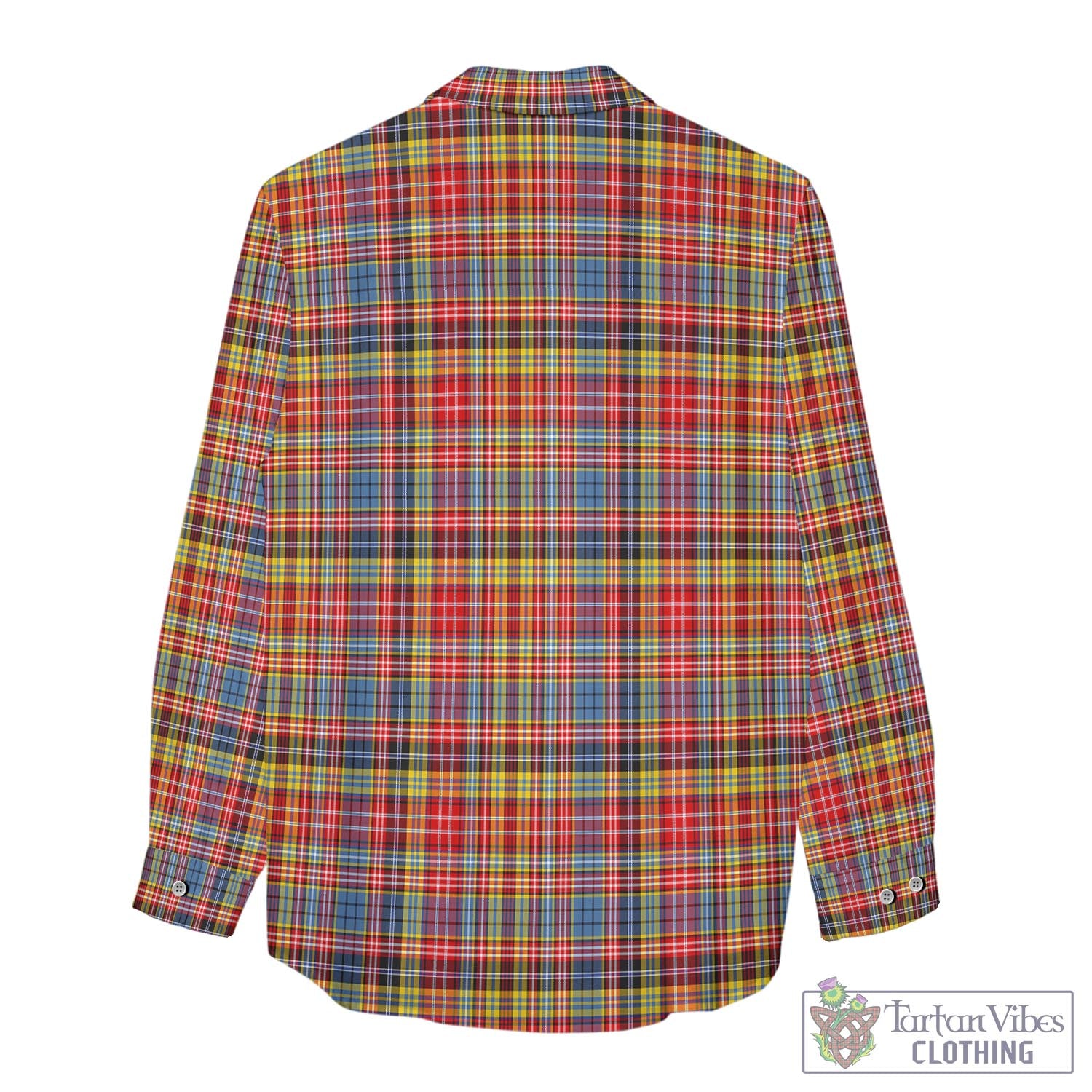 Drummond of Strathallan Modern Tartan Womens Casual Shirt