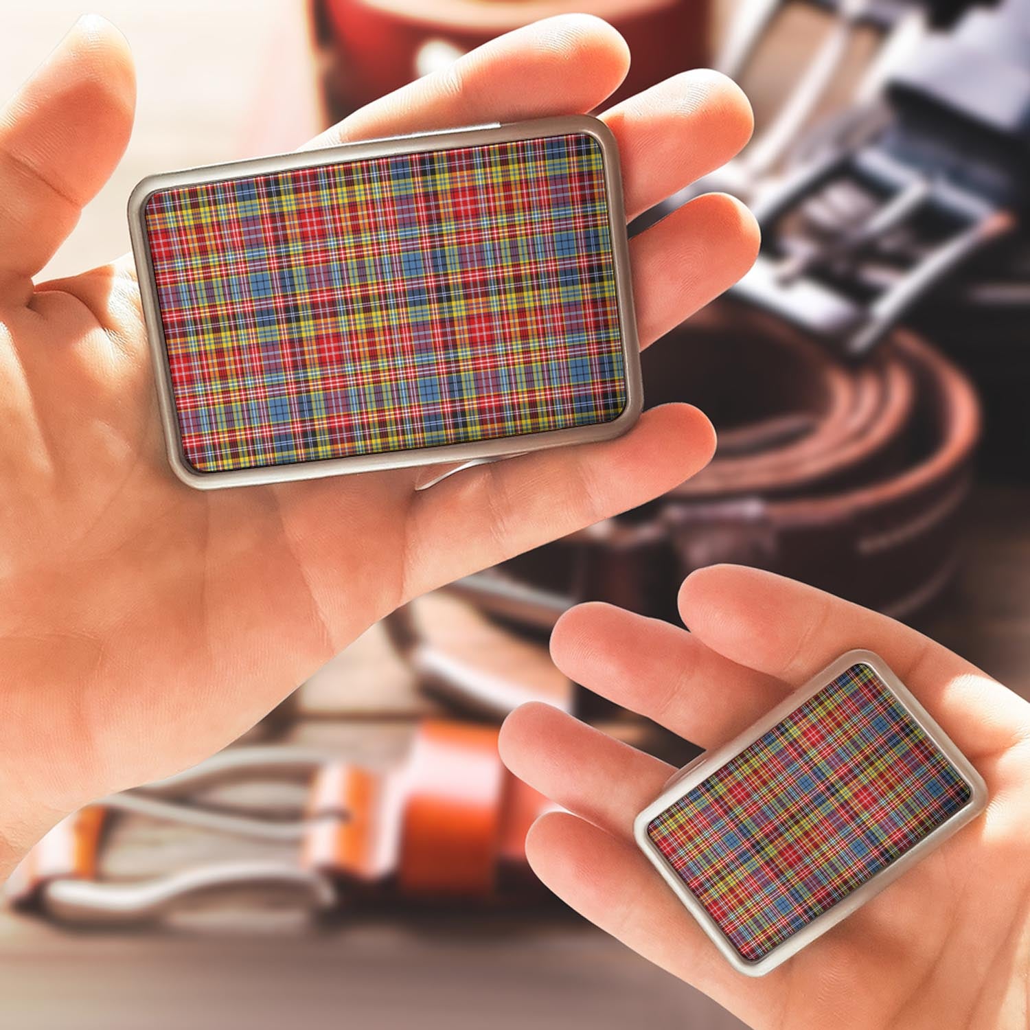 Drummond of Strathallan Modern Tartan Belt Buckles - Tartan Vibes Clothing