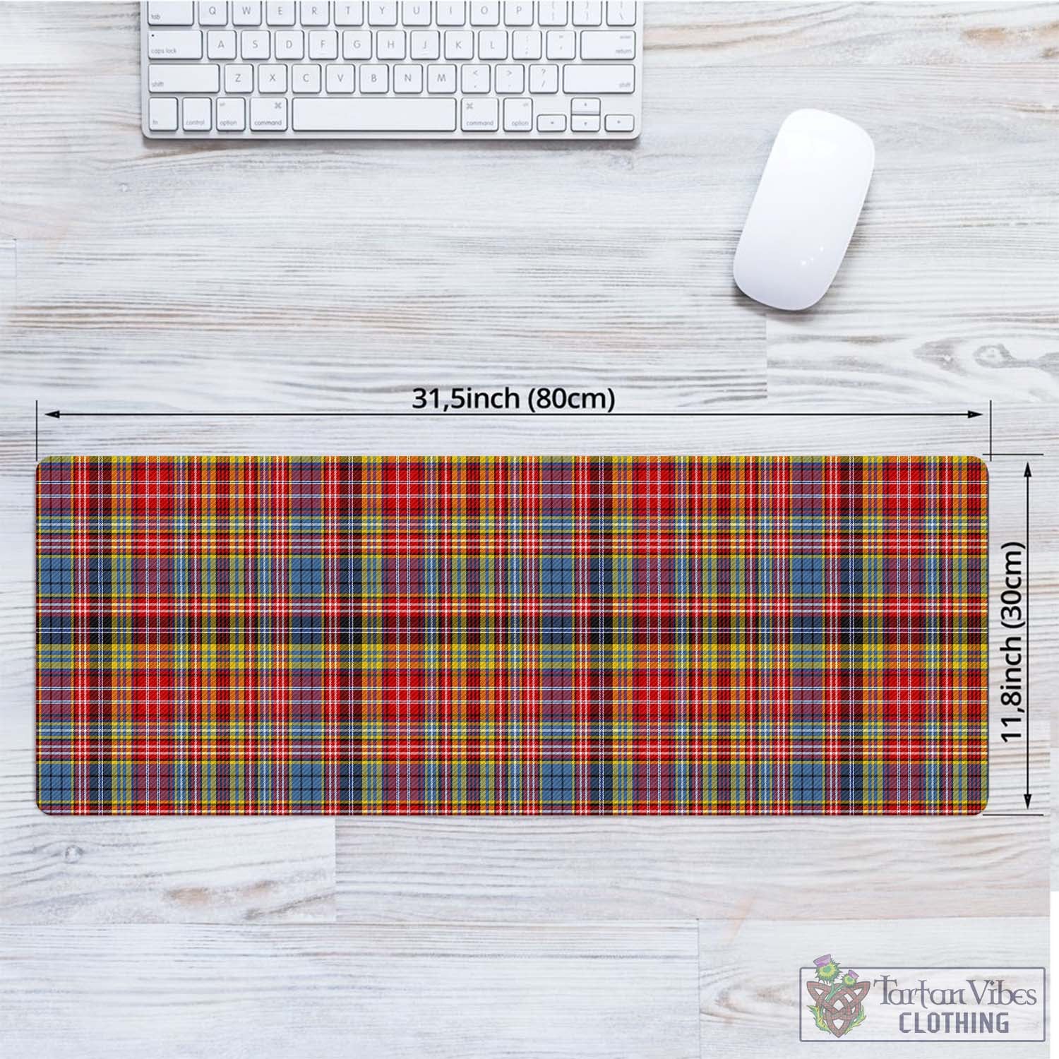 Tartan Vibes Clothing Drummond of Strathallan Modern Tartan Mouse Pad