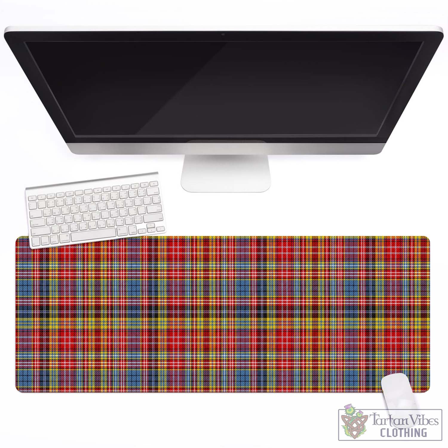 Tartan Vibes Clothing Drummond of Strathallan Modern Tartan Mouse Pad