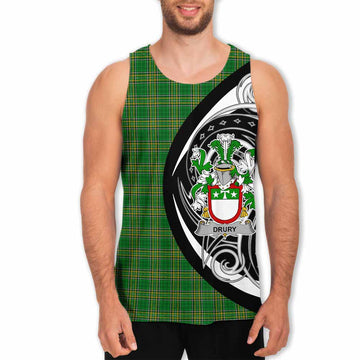 Drury Irish Clan Men's Tank Top Celtic Circle Style Men - Tartan Vibes Clothing