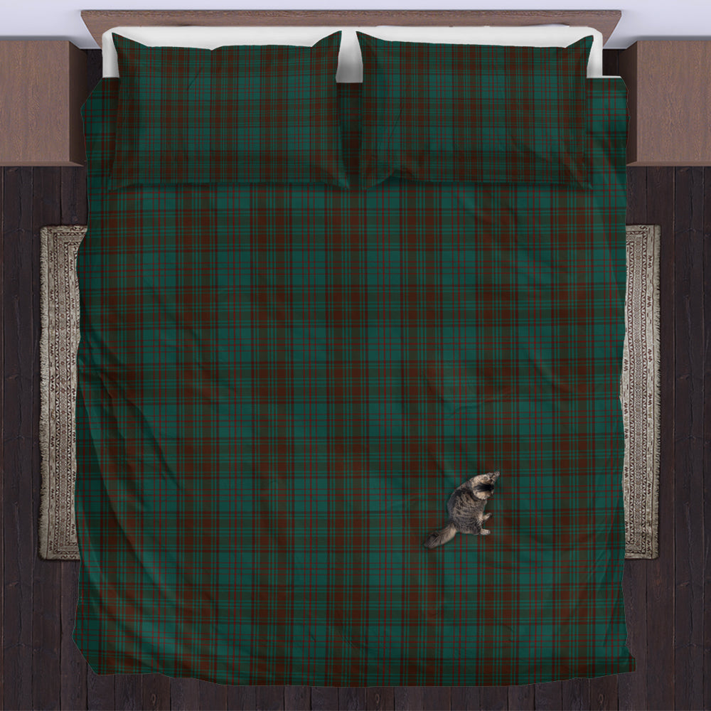 Dublin County Ireland Tartan Bedding Set UK Bedding Set - Tartan Vibes Clothing