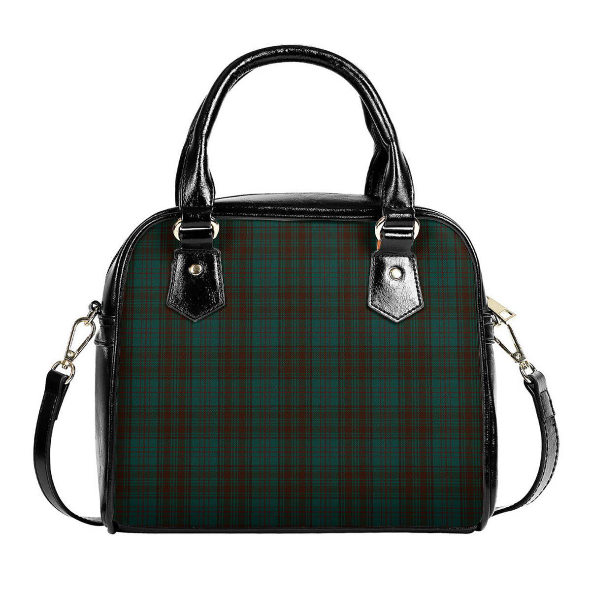 Dublin County Ireland Tartan Shoulder Handbags One Size 9*21*24 cm (3.54*8.27*9.45 inches) - Tartan Vibes Clothing