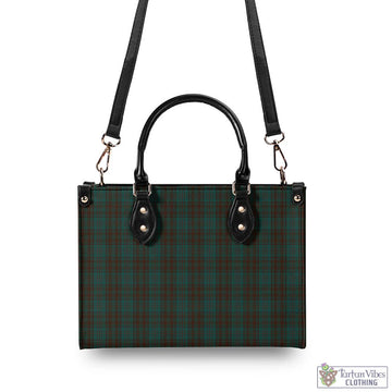Dublin County Ireland Tartan Luxury Leather Handbags - Tartan Vibes Clothing