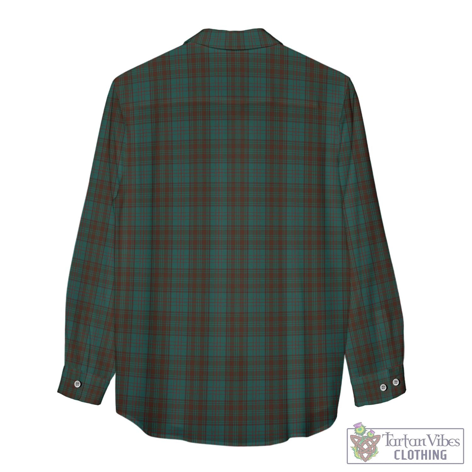 Dublin County Ireland Tartan Womens Casual Shirt