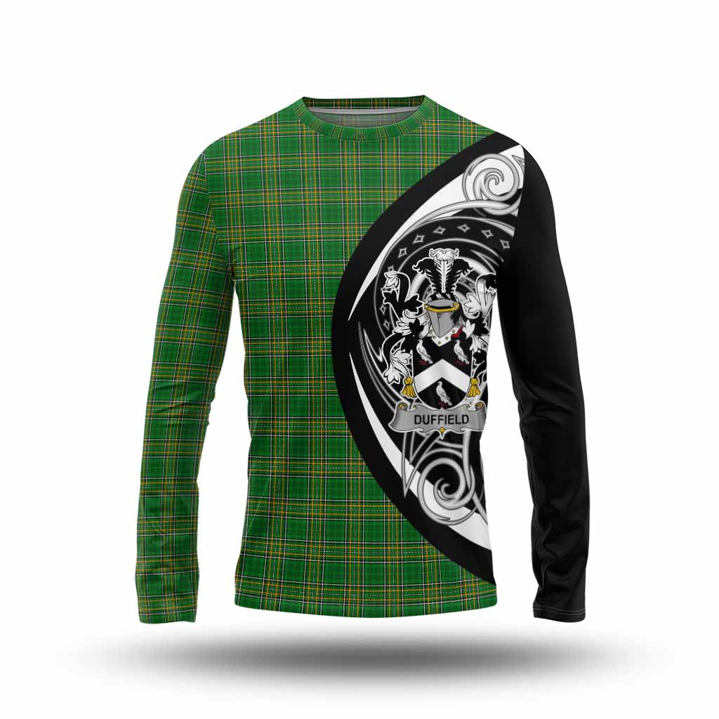 Duffield Irish Clan Long Sleeve T-Shirt Celtic Circle Style Unisex - Tartan Vibes Clothing