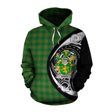 Duffy Irish Clan Cotton Hoodie Celtic Circle Style Pullover Hoodie XS - Tartan Vibes Clothing