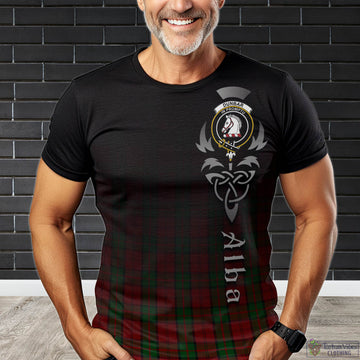 Dunbar Tartan T-Shirt Featuring Alba Gu Brath Family Crest Celtic Inspired