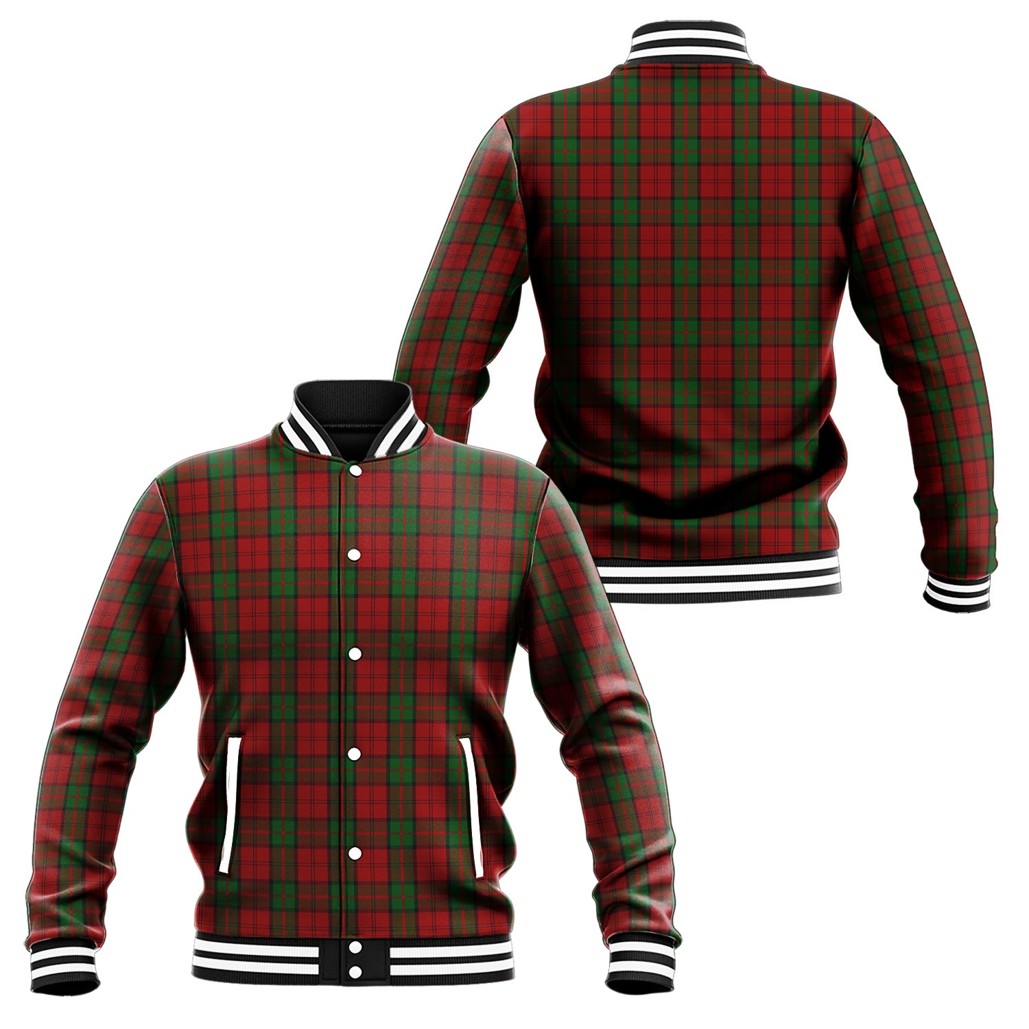 Dunbar Tartan Baseball Jacket Unisex - Tartan Vibes Clothing