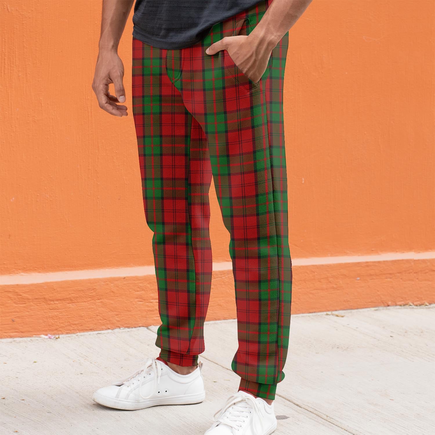 Dunbar Tartan Joggers Pants S - Tartan Vibes Clothing