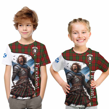 Dunbar Crest Tartan Kid T-Shirt Inspired by the Freedom of Scottish Warrior