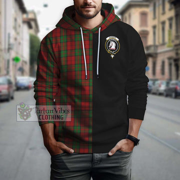 Dunbar Tartan Hoodie with Family Crest and Half Of Me Style