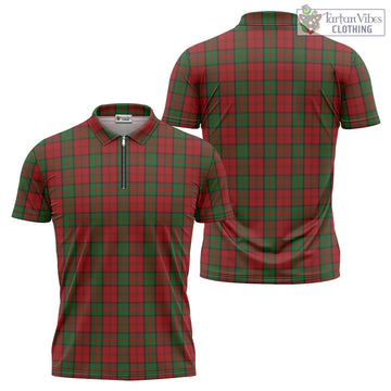 Dunbar Tartan Zipper Polo Shirt