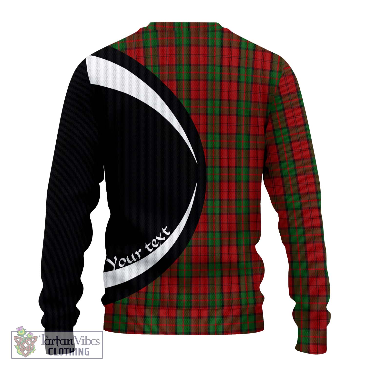 Dunbar Tartan Ugly Sweater with Family Crest Circle Style - Tartan Vibes Clothing