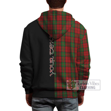 Dunbar Tartan Hoodie with Family Crest and Half Of Me Style