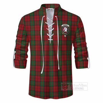 Dunbar Tartan Ghillie Kilt Shirt with Family Crest DNA In Me Style