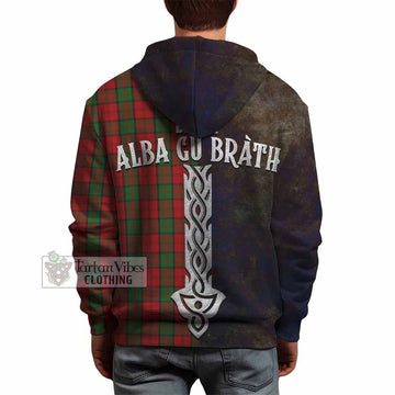 Dunbar Tartan Family Crest Hoodie Alba Gu Brath Be Brave Lion Ancient Style - Tartan Vibes Clothing