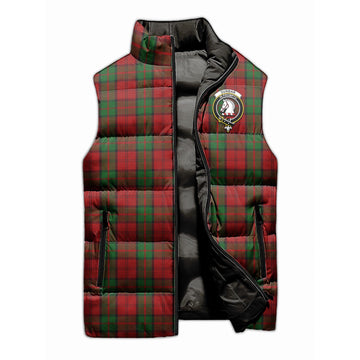 Dunbar Tartan Sleeveless Puffer Jacket with Family Crest