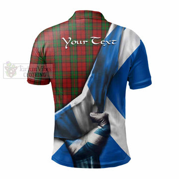 Dunbar Tartan Polo Shirt with Family Crest Scotland Patriotic Style