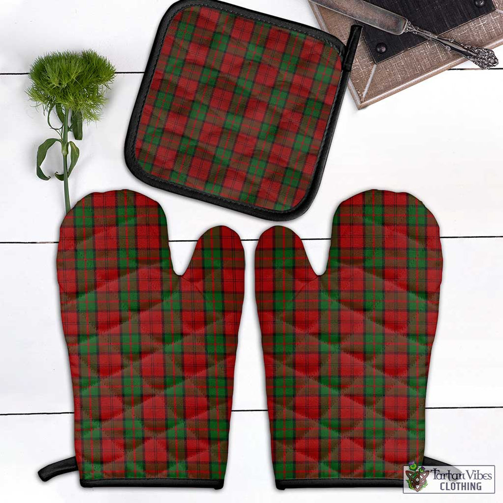 Dunbar Tartan Combo Oven Mitt & Pot-Holder Black - Tartan Vibes Clothing