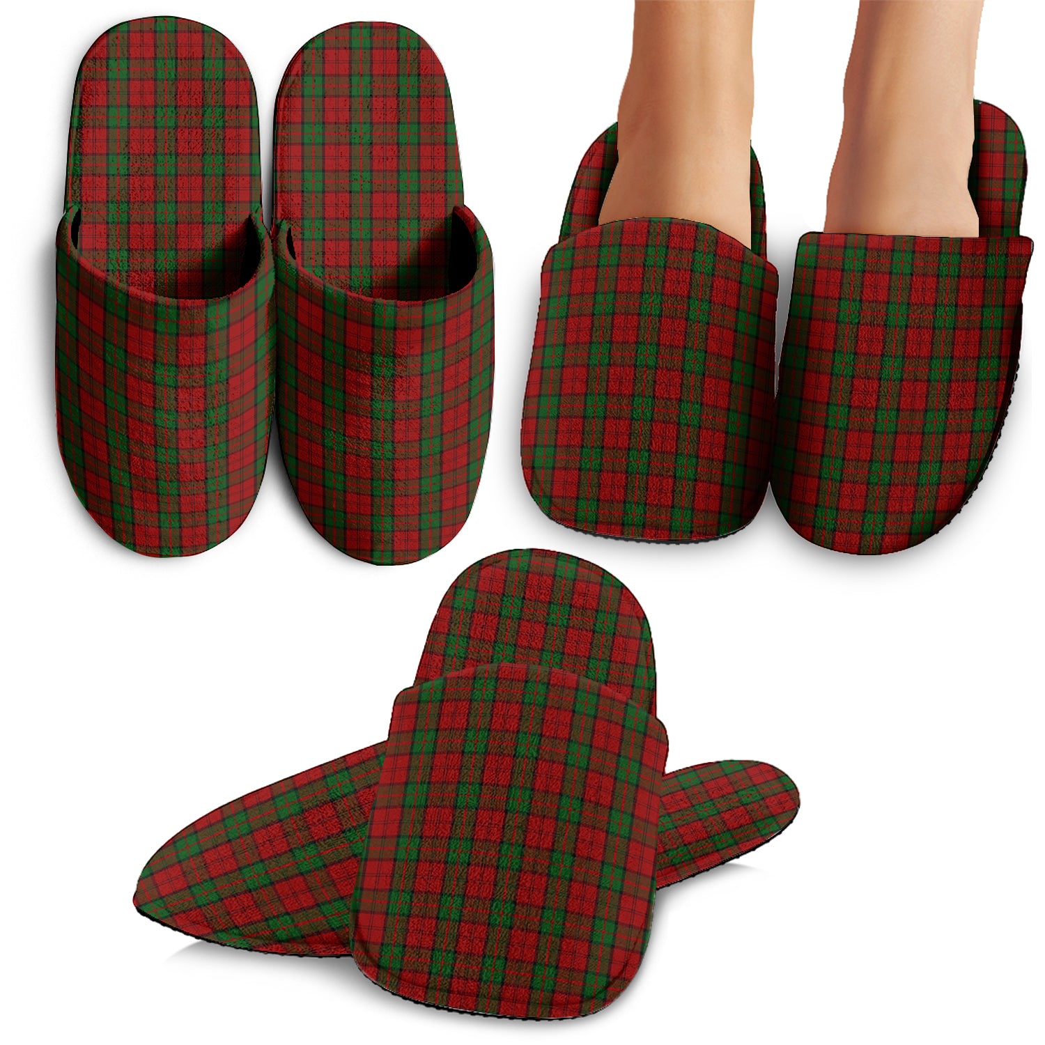 Dunbar Tartan Home Slippers - Tartanvibesclothing