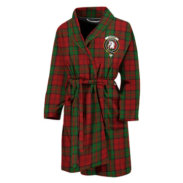 Dunbar Tartan Bathrobe with Family Crest