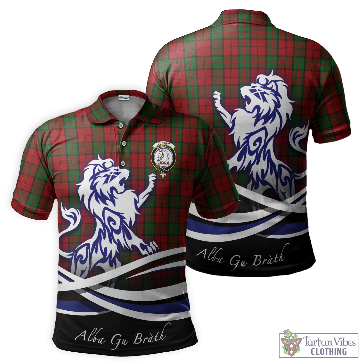 dunbar-tartan-polo-shirt-with-alba-gu-brath-regal-lion-emblem