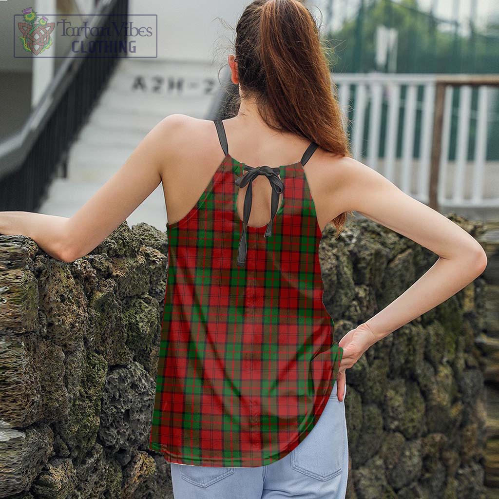 Tartan Vibes Clothing Dunbar Tartan Loose Halter Neck Camisole